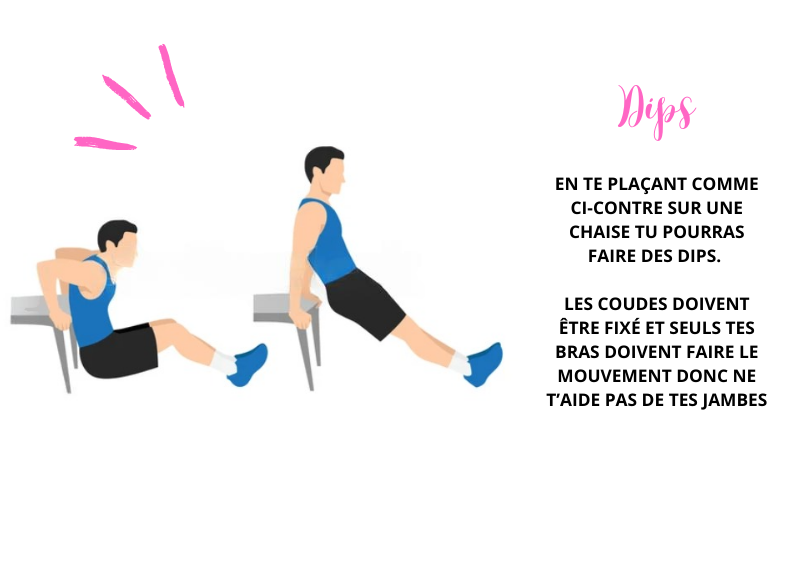 Meilleur exercice triceps sans matériel _ dips